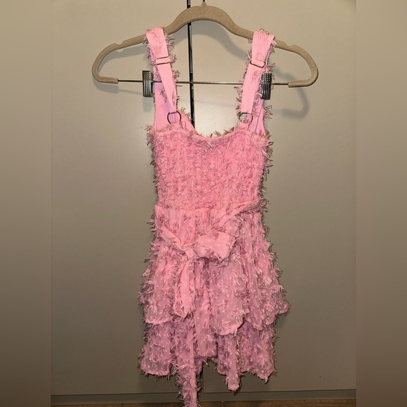 NWOT Show me your MUMU Meg Pink Mini Dress Size XS - Picture 8 of 9